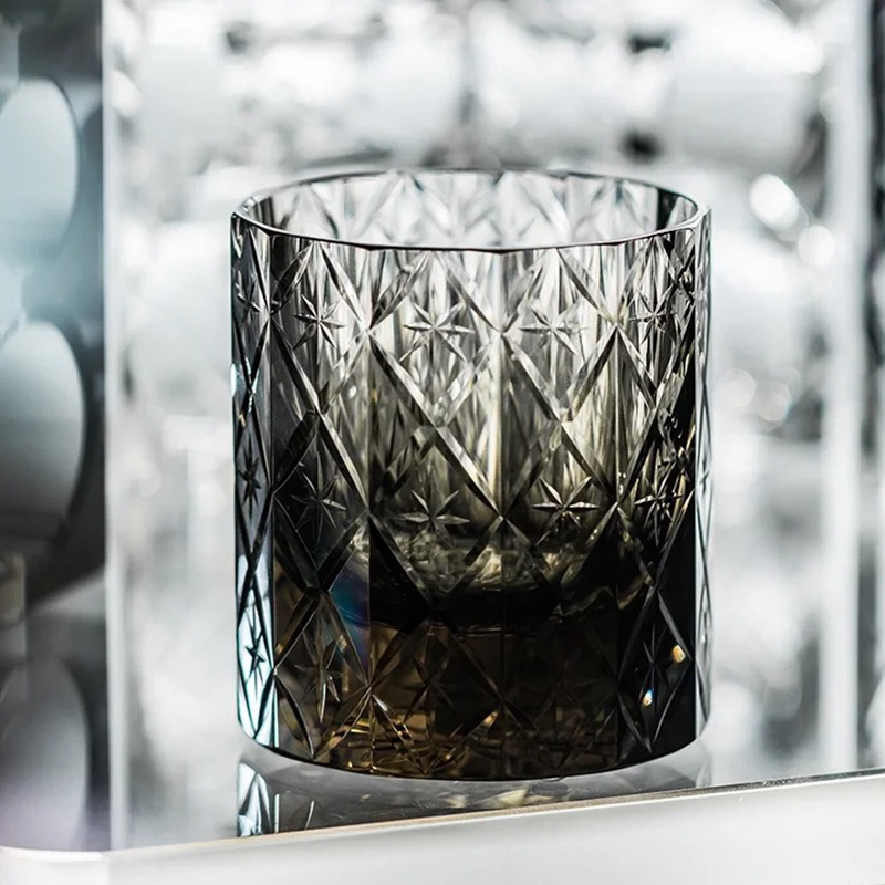 Midnight Starlight Crystal Glass