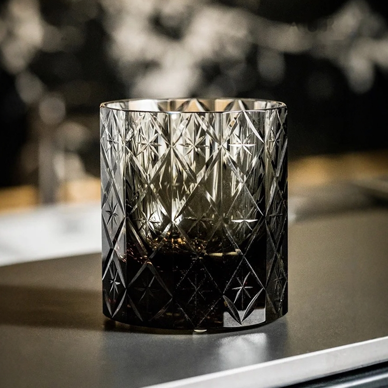 Midnight Starlight Crystal Glass