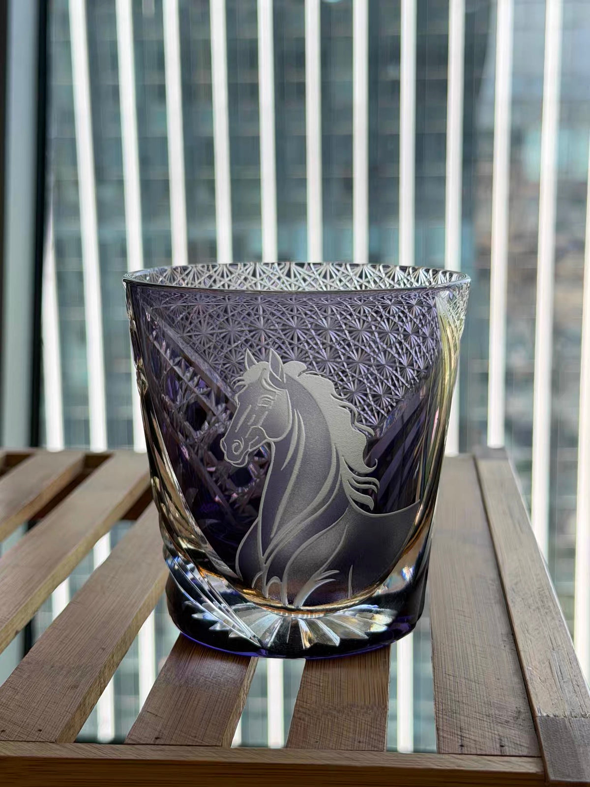 Noble Steed Crystal Glass