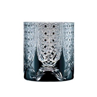 Obsidian Lattice Crystal Glass