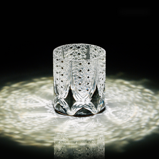 Obsidian Lattice Crystal Glass