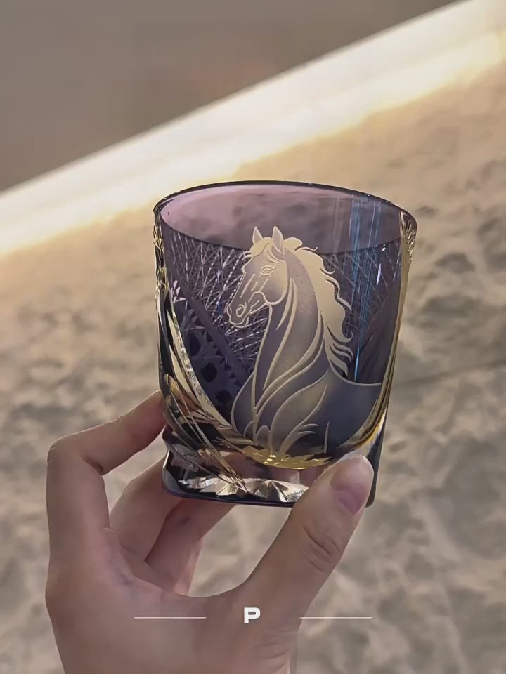 Noble Steed Crystal Glass product video