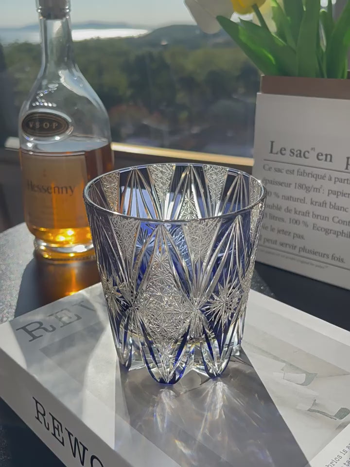 Cobalt Wings Crystal Glass product video