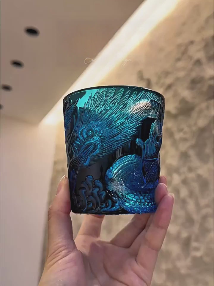 Abyssal Mosasaur Crystal Glass product video