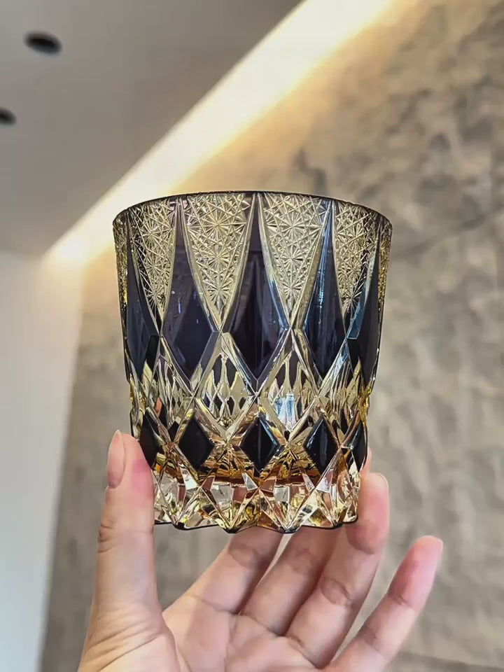Gilded Violet Crystal Glass product video