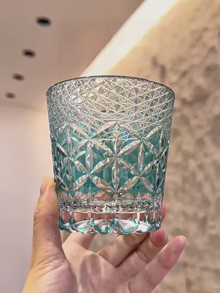 Turquoise Crest Crystal Glass product video