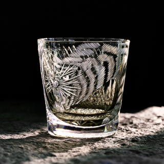 Roaring Tiger Crystal Glass