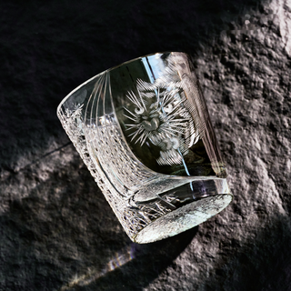 Roaring Tiger Crystal Glass