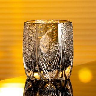 Silver Plume Crystal Glass