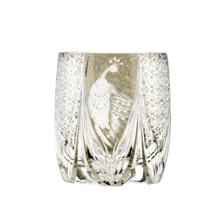 Silver Plume Crystal Glass
