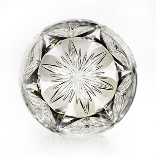 Silver Plume Crystal Glass