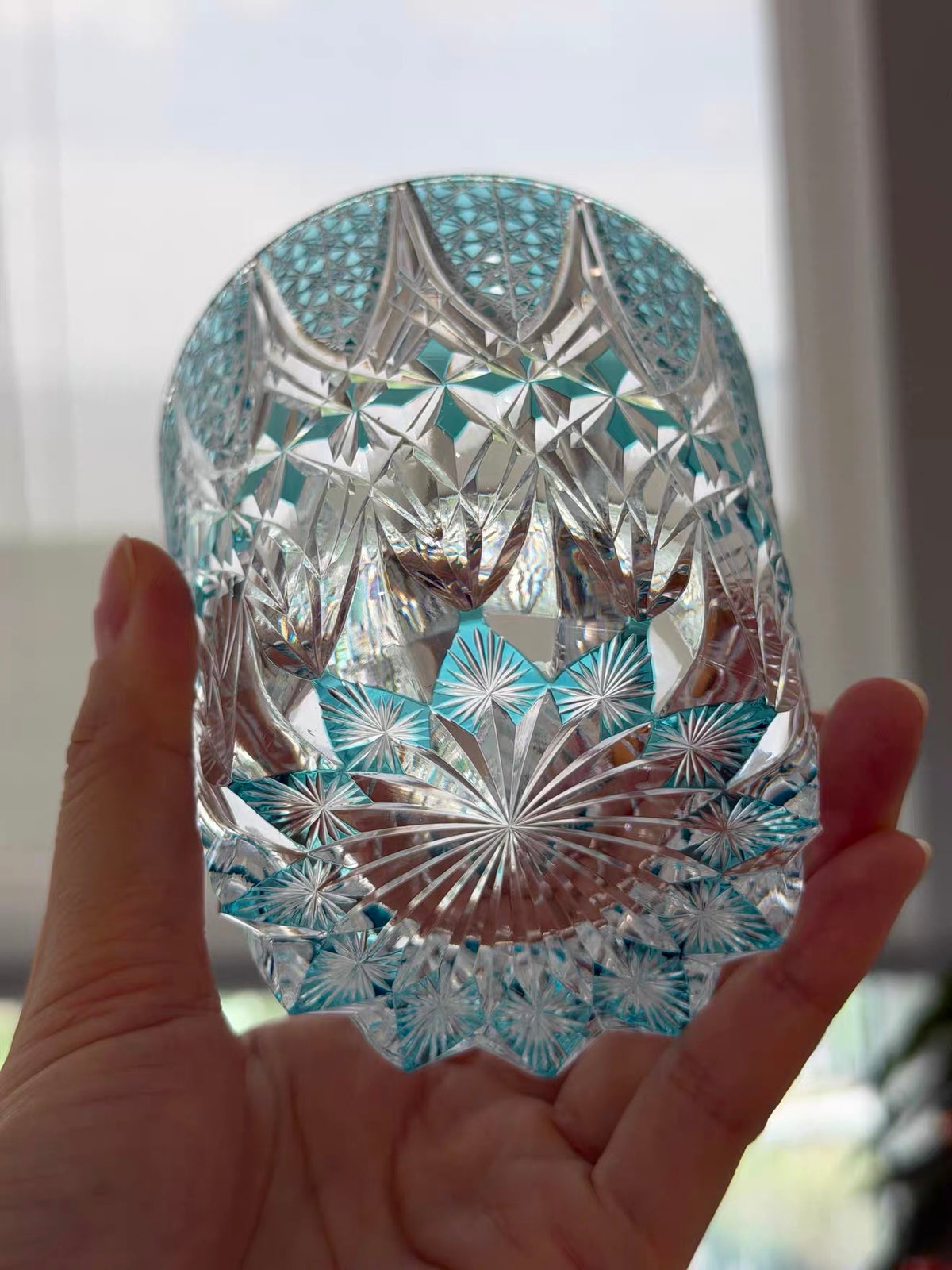 Sky Blossom Crystal Glass