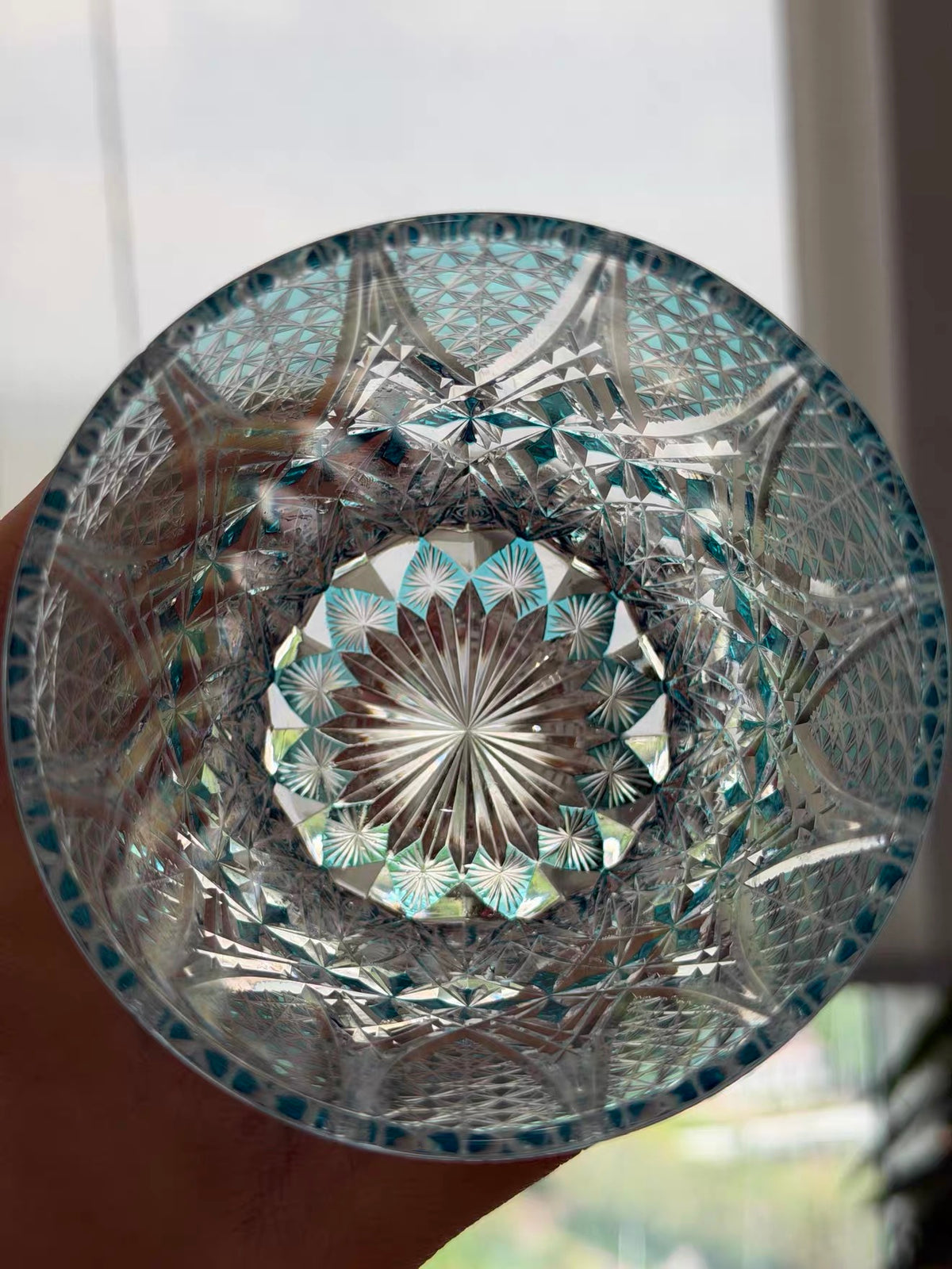 Sky Blossom Crystal Glass