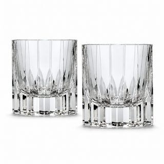 Starburst Crystal Glass — Set of Two