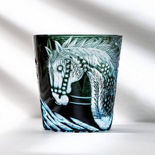 Tang Stallion Crystal Glass