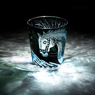 Tang Stallion Crystal Glass