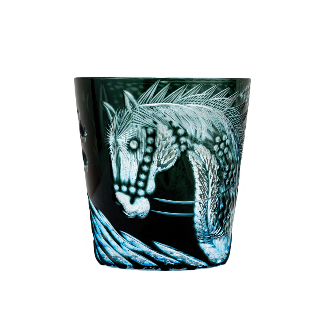 Tang Stallion Crystal Glass