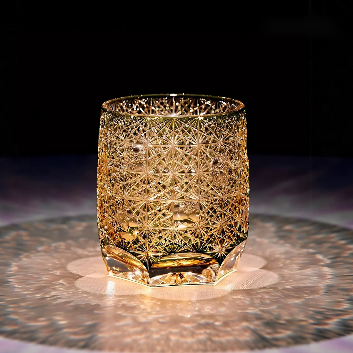 Verdant Lace Crystal Glass