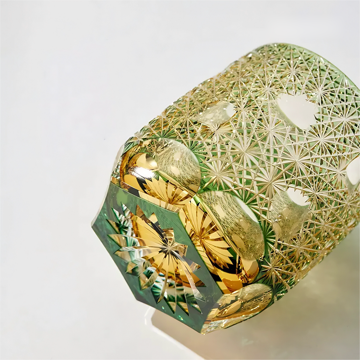 Verdant Lace Crystal Glass