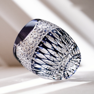 Violet Lotus Crystal Glass