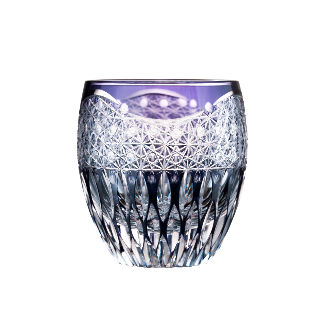 Violet Lotus Crystal Glass