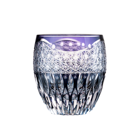 Violet Lotus Crystal Glass