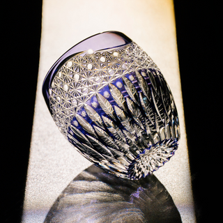 Violet Lotus Crystal Glass