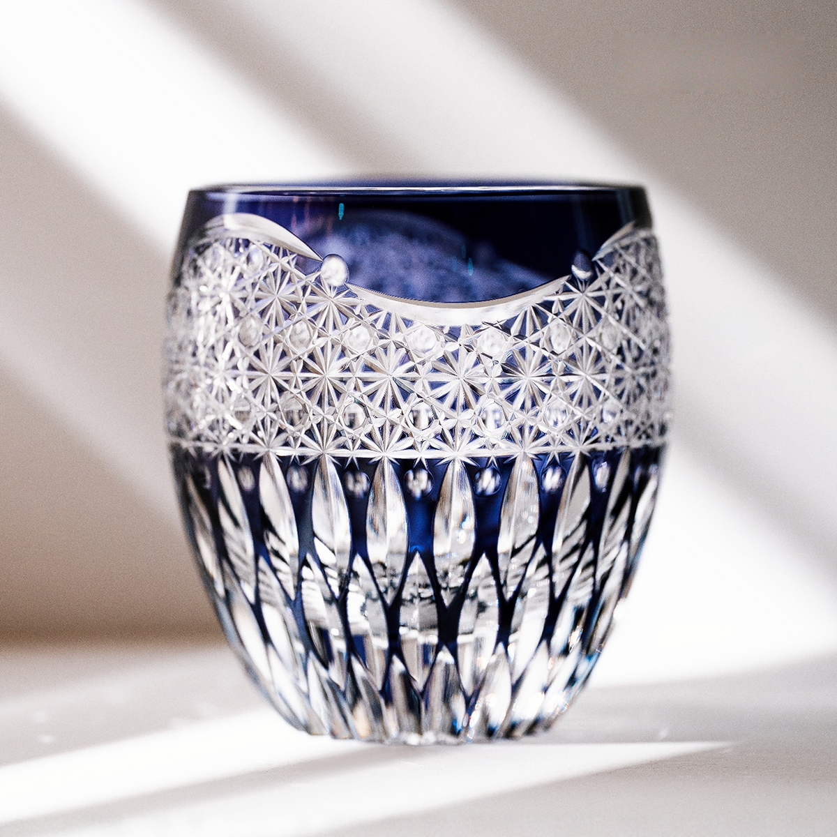Violet Lotus Crystal Glass